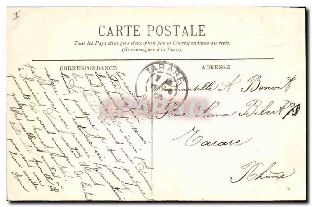 LYON — Parc de la Tête d'Or — Unterholz — LL. — n° 332 - Rückseite
