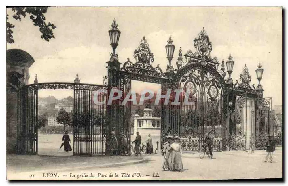 LYON — Die Pforte des Parc de la Tête d'Or — LL. — Nr. 41 - Vorderseite