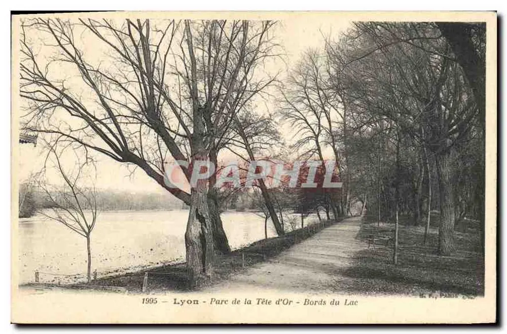 Lyon - Parc de la Tête d'Or - Ufer des Sees — E. F., Paris - Vorderseite