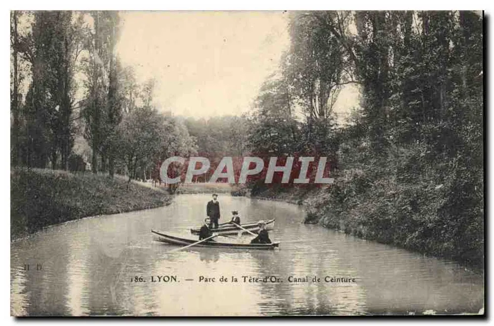 LYON — Park der Kopf des Goldes. Gürtelkanal — Verleger nicht sichtbar, Seriennummer 186 - Vorderseite