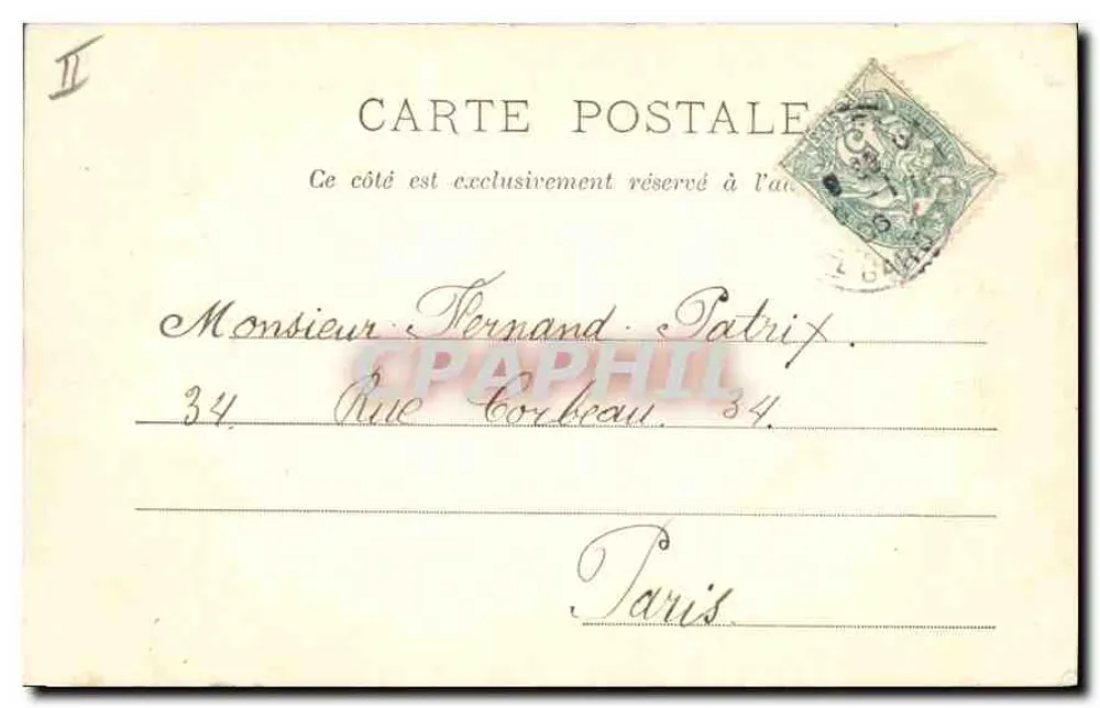 Os Cisnes no Parque — St Gaudens, 1º de Novembro de 1905 — editor não visível - Verso