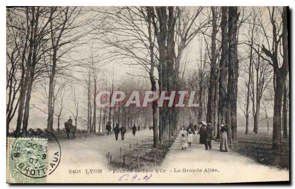 LYON -- Parc de la Tête d'Or - La Grande Allée - Vorderseite