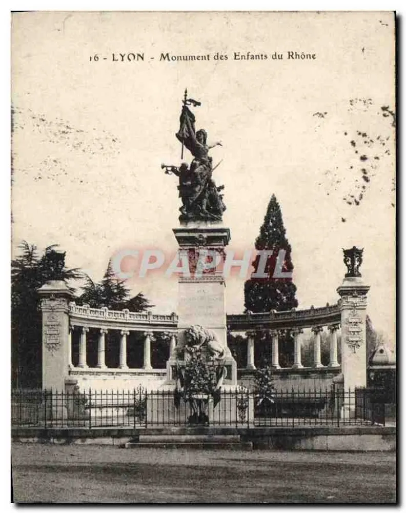 LYON - Monument dos Filhos do Ródano — n° 16 - Frente