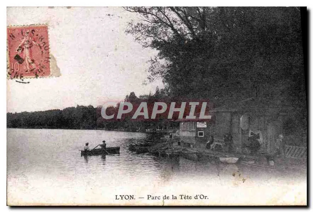 LYON — Parc de la Tête d'Or — éditeur anonyme - Recto