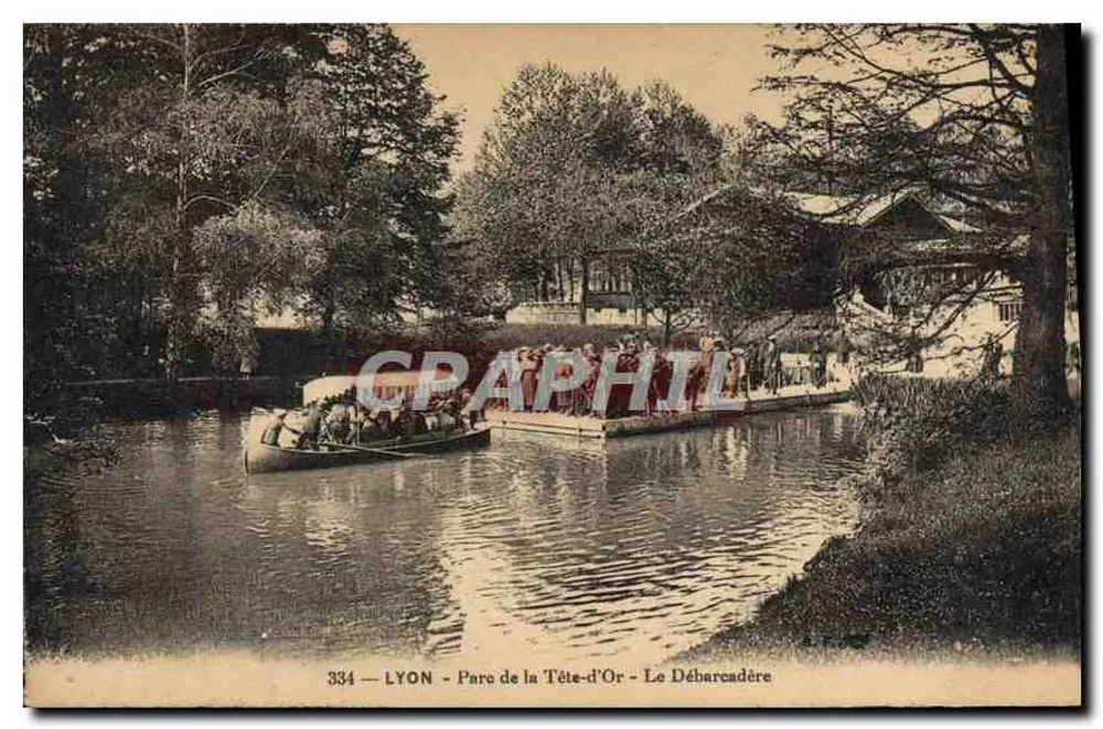 LYON - Park des Kopfes des Goldes - Der Anlegeplatz - Vorderseite