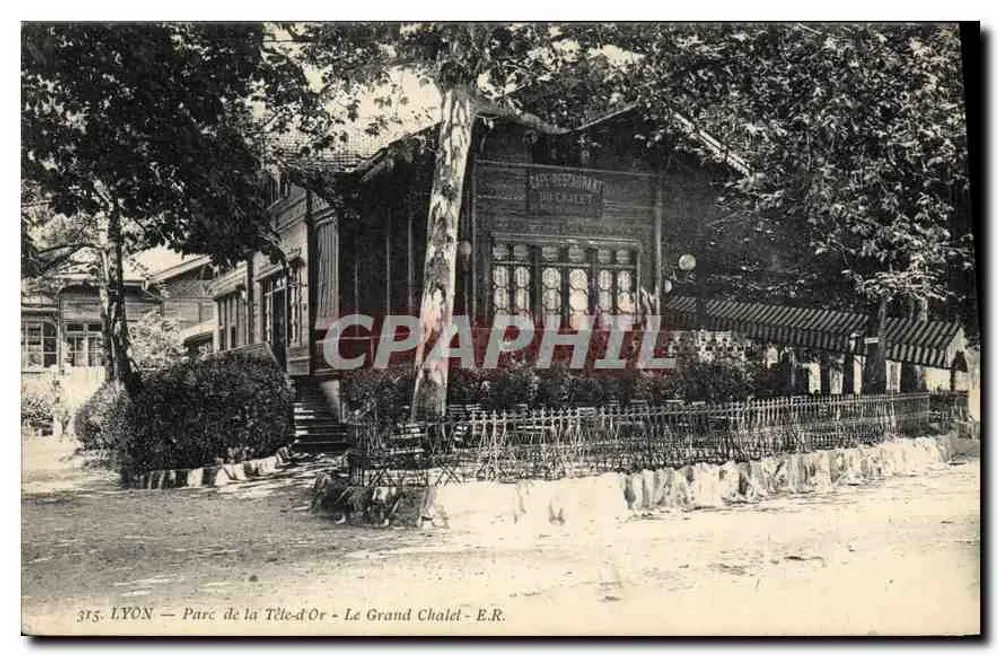 LYON — Park der Goldenen Tôle — Das Grand Chalet — E.R. - Vorderseite