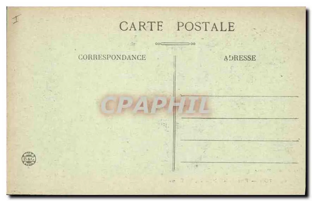 LYON — Parque de la Tête-d'Or, los Ciervos — Editor Carrier, n°64 - Reverso