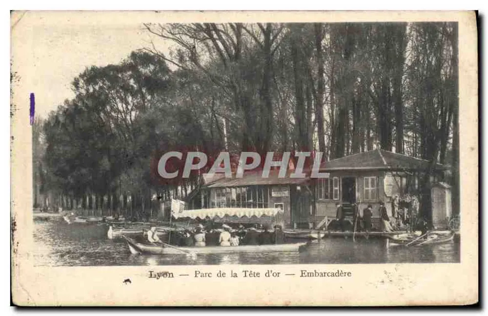 Lyon — Parc de la Tête d'or — Embarcadère — Éditeur : Lyon - Anverso
