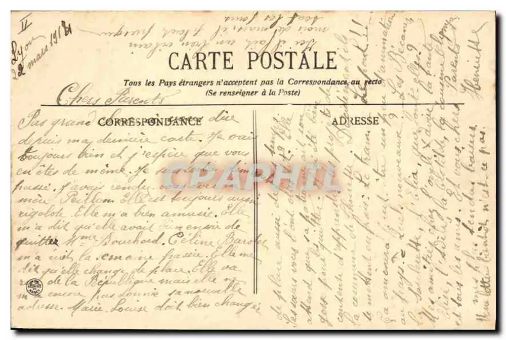 LYON - Der Park der Goldenen Krone - Die Schwäne - L. E. - Rückseite