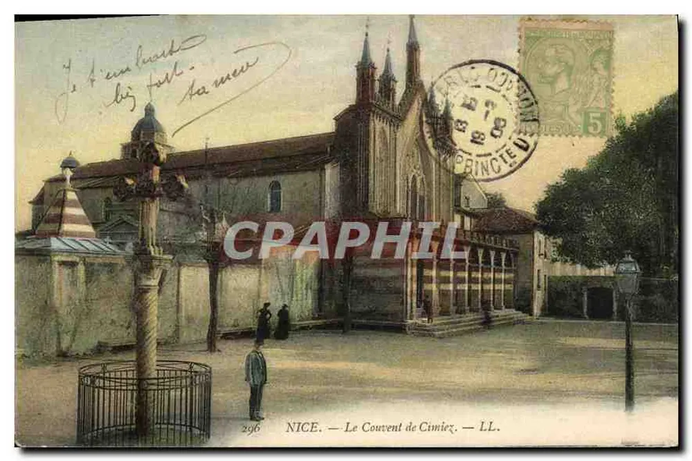 NICE — O Convento de Cimiez — LL. n°296 - Frente