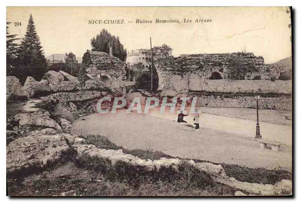 Nice-Cimiez — Ruínas Romanas, Les Arènes — n° 204 - Frente