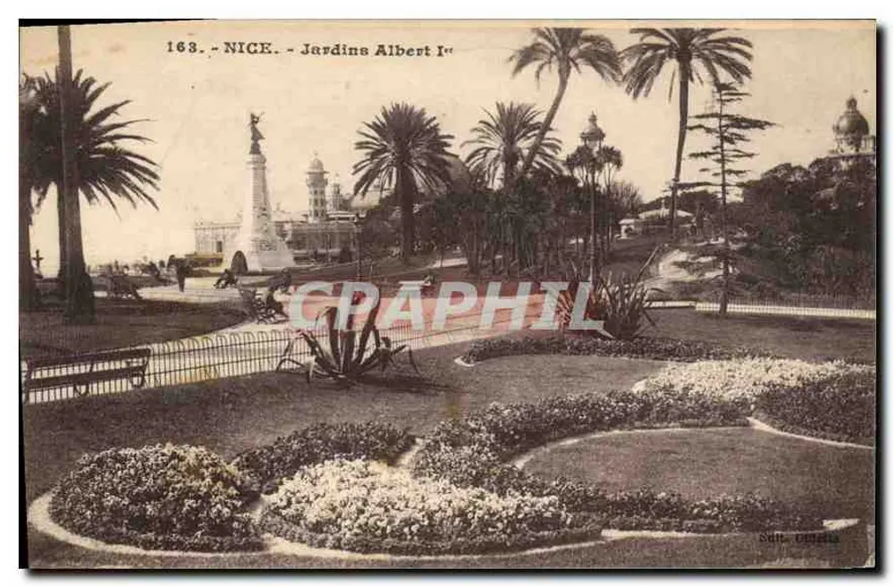Nice - Jardins Albert Ier — Suite Coupes, n°163 - Frente