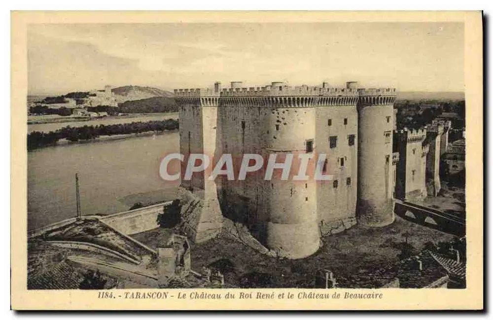 Tarascon — Schloss des Königs René und Schloss Beaucaire — Edition La Cigogne, 8, Rue Grandevès, Marseille - Vorderseite