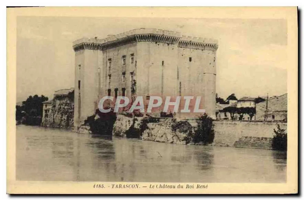 Tarascon — O Castelo do Rei René — Édition La Cigogne, Marseille - Frente
