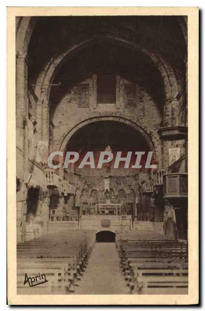Innenansicht der Basilika — Les Saintes-Maries-de-la-Mer (Camargue) — Verleger Aprin - Vorderseite