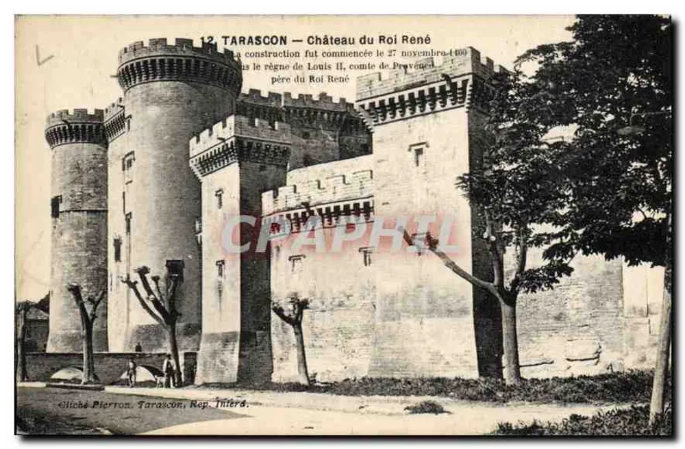 Tarascon — Kasteel van koning René — foto Pierron, Tarascon, Rep. Interd. - Voorkant
