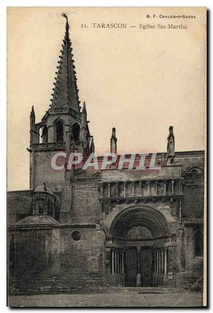 Tarascon — Igreja de Santa Marta — B. F. Chalon-saône, n°11 - Frente
