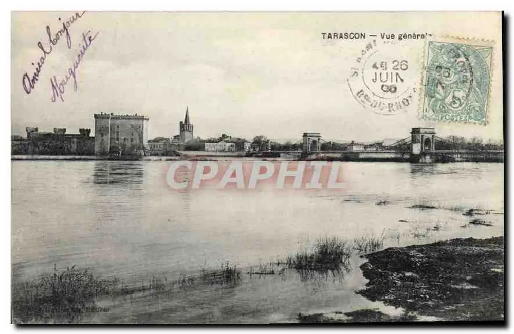 Tarascon — Visão geral — Editor: L. Védrineur - Frente