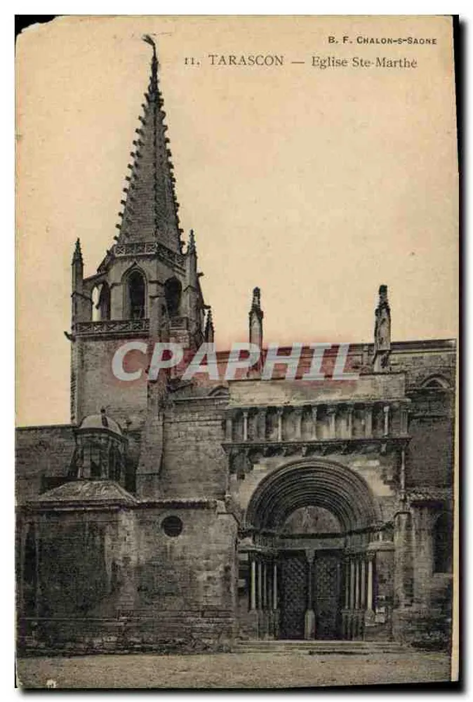 Tarascon — Igreja de Santa Marta — B. F. Chalon-saône, n°11 - Frente