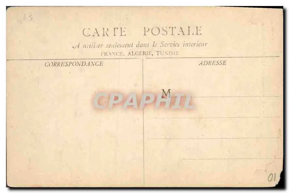 Tarascon — Igreja de Santa Marta — B. F. Chalon-saône, n°11 - Verso