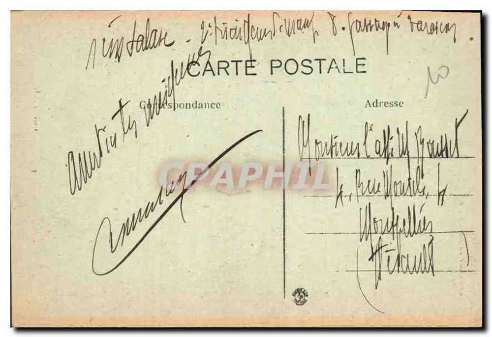 Tarascon-sur-Rhône — O campanário de Sainte-Marthe — Bilhete postal moderno n°324 - Verso