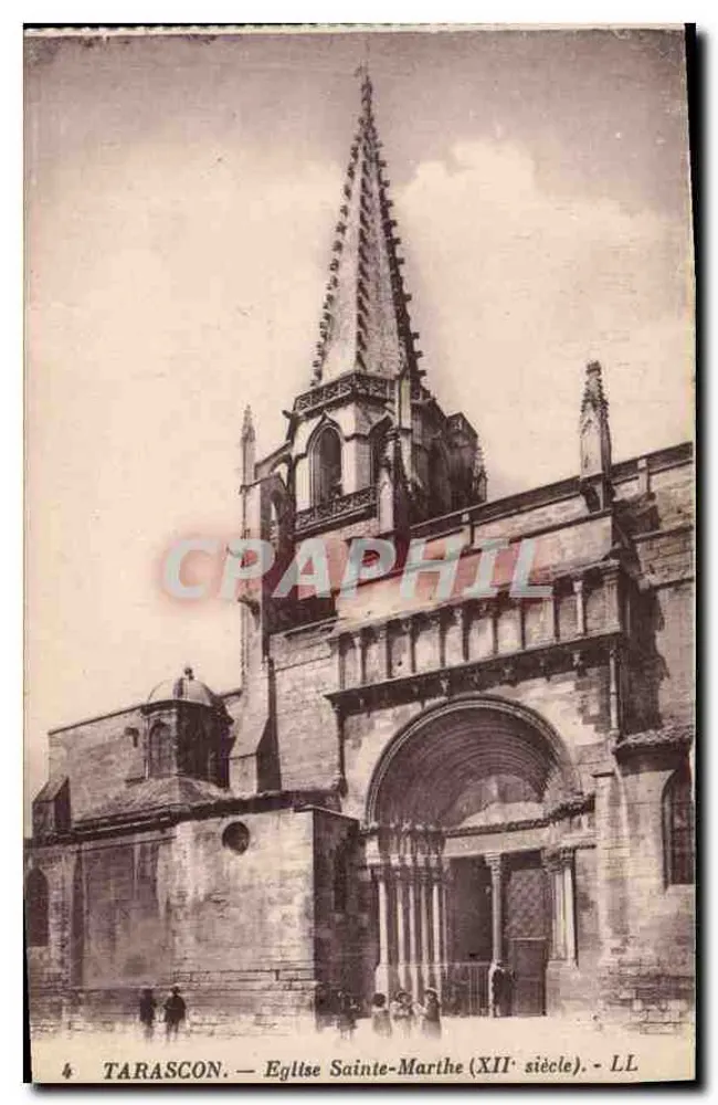 Tarascon — Igreja de Santa Marthe (século XII) — LL - Frente