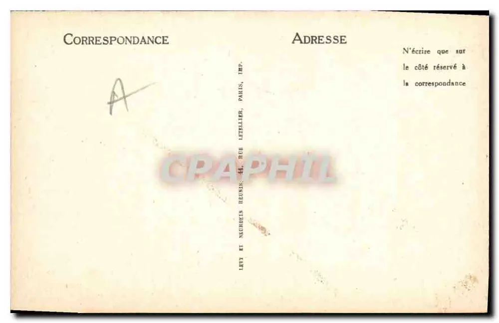 Tarascon — A Prefeitura — LL - Verso