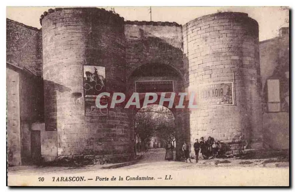 Tarascon — Porta da Condamine — LL. n°20 - Frente