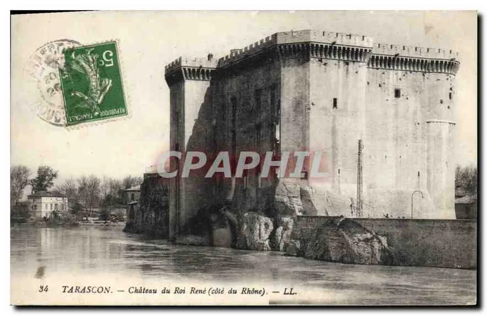 Tarascon — Schloss des Königs René (Seite des Rhône) — LL. - Vorderseite