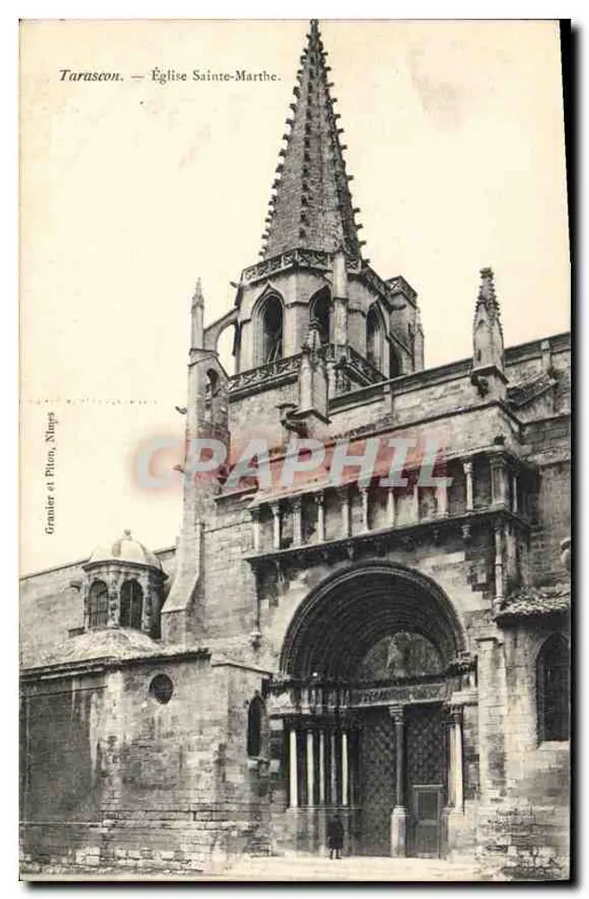 Tarascon — Igreja de Santa Marta — Granitier e Pilton, Nîmes - Frente