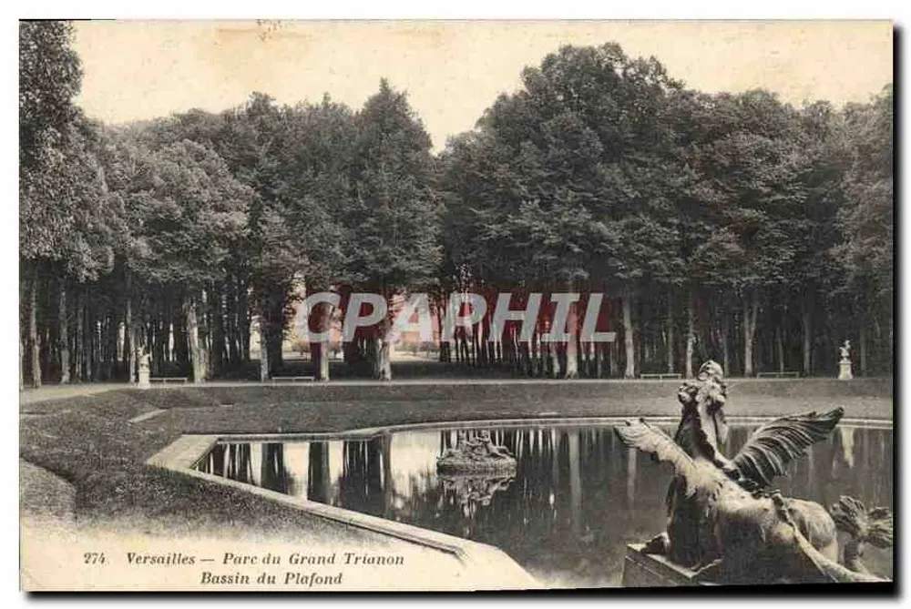 Versailles — Park des Grand Trianon — Bassin du Plafond - Vorderseite
