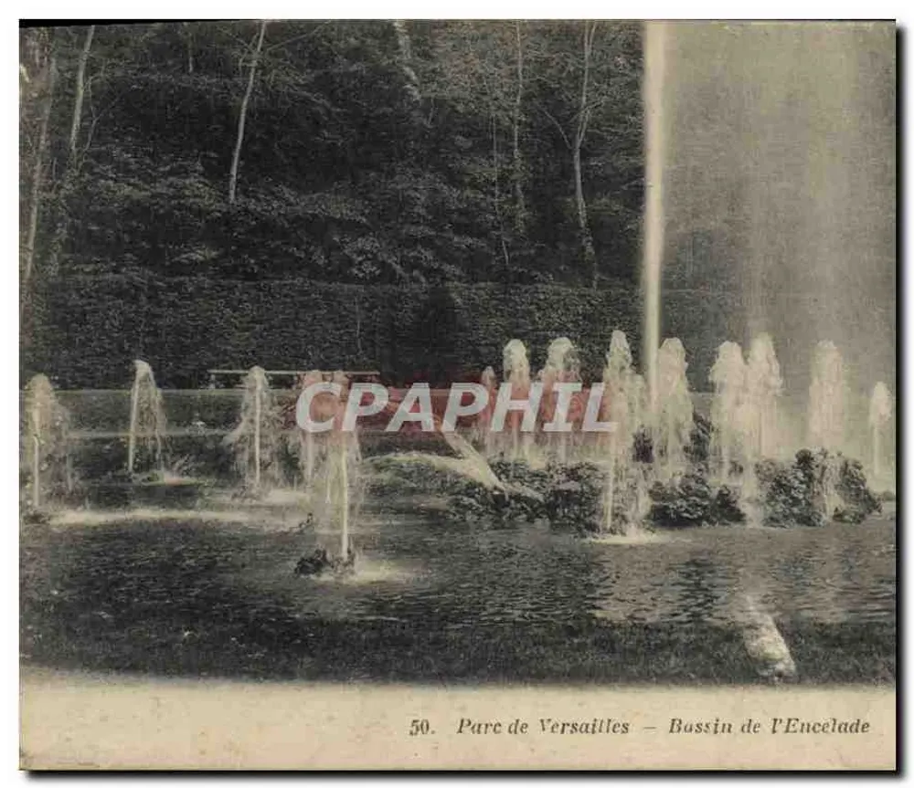 Parc de Versailles — Bassin de l'Encelade — 50 - Frente