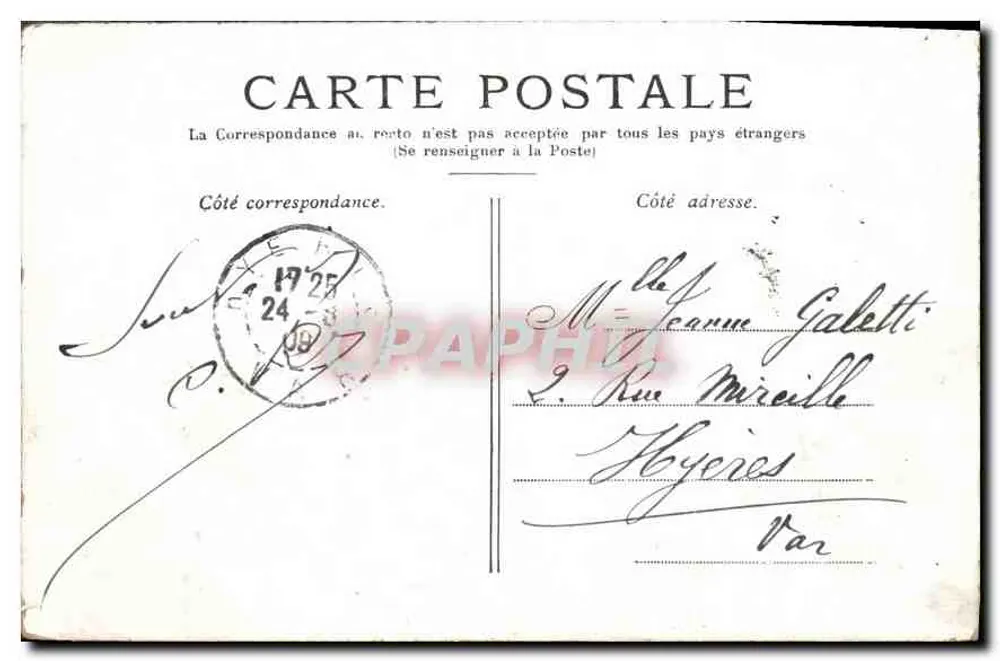 Versailles — Grand Trianon — Gráfico - Verso
