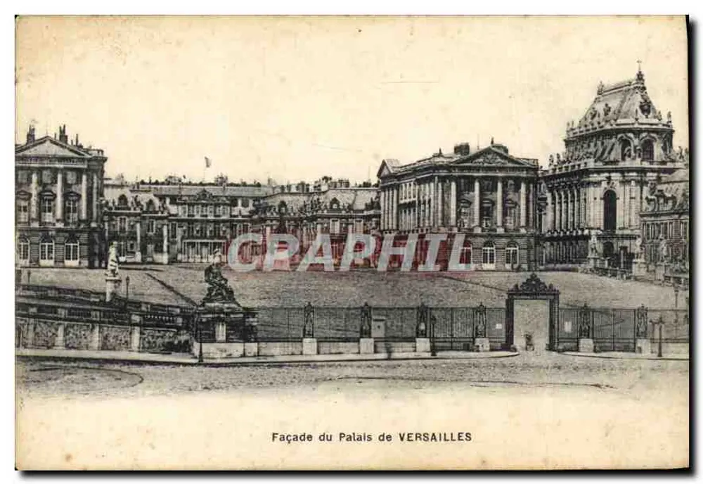 Fachada do Palácio de VERSAILLES — editora Mme Morgau, Versailles - Frente