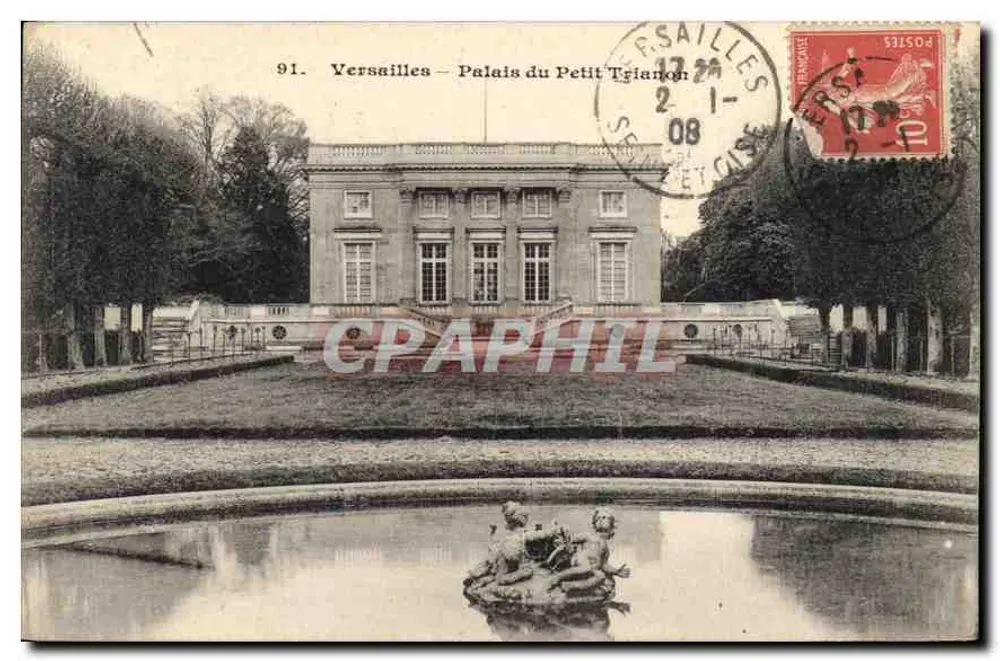 Versailles — Palácio do Petit Trianon — editor não identificado, n° de série 91 - Frente