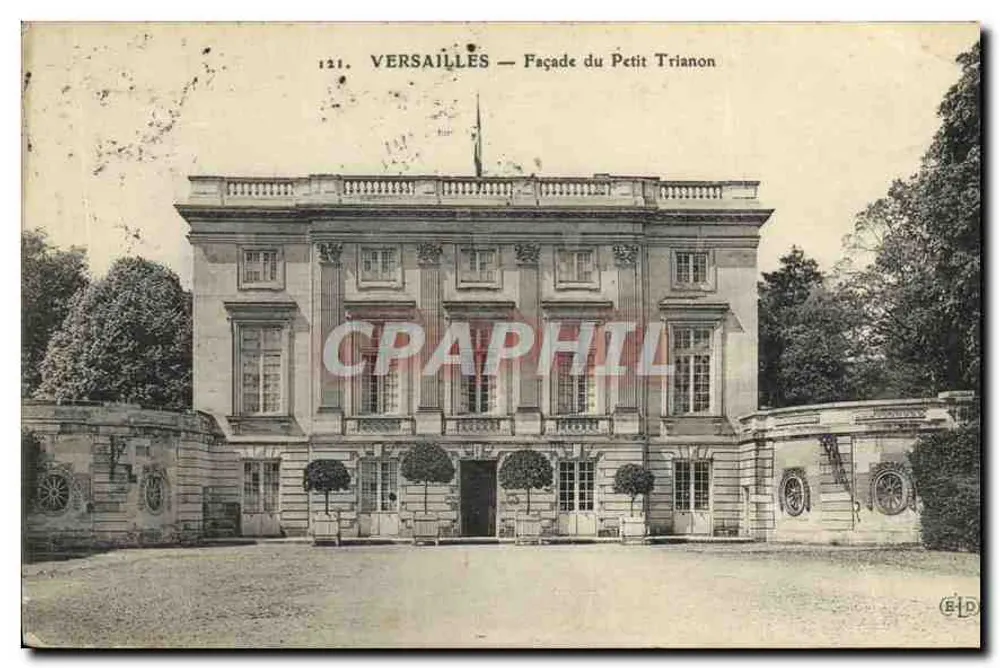 Versailles — Fachada do Petit Trianon — Editor E.P.D. n°121 - Frente