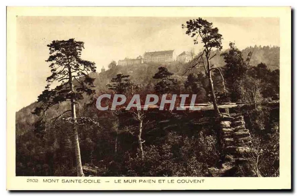 Mont Sainte-Odile — Der heidnische Wall und das Kloster - Vorderseite