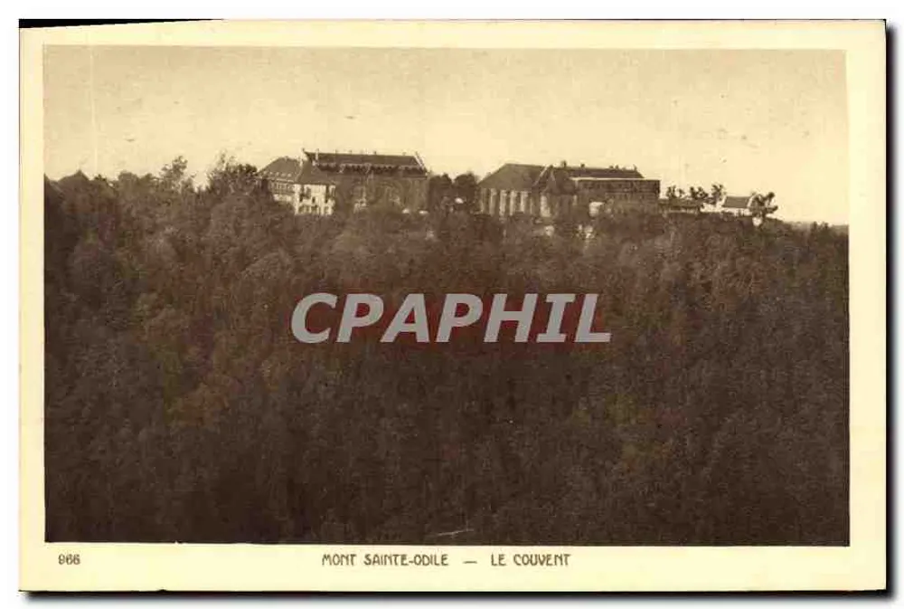 Monte Santa Odile — O Convento — Braun & Cie, Ht-Rhin - Frente