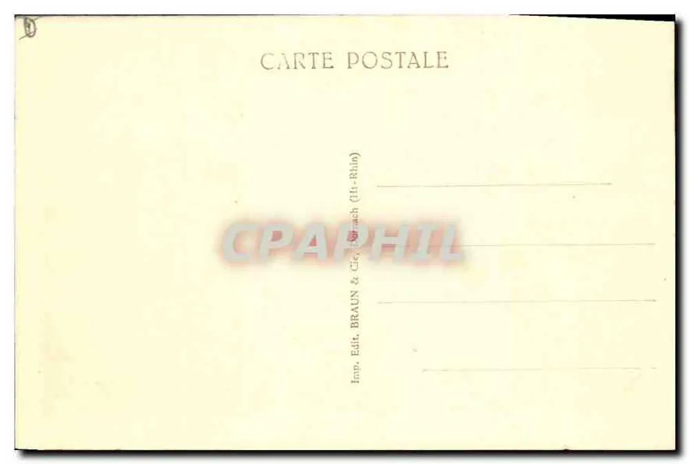 Monte Santa Odile — O Convento — Braun & Cie, Ht-Rhin - Verso