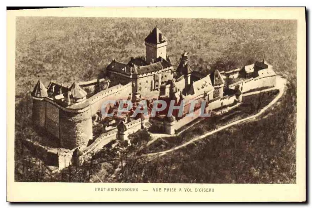 Haut-Königsbourg — Vogelperspektive — Sonderausgabe des Schlosses - Vorderseite