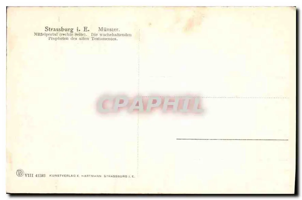 Estrasburgo - Portal central - Profetas do Antigo Testamento (direita) - Verso