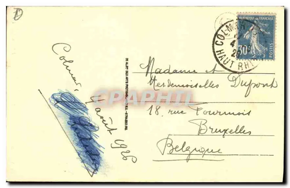 Colmar - Balcon da Polícia — Edição Hufflel, n° 54 - Verso