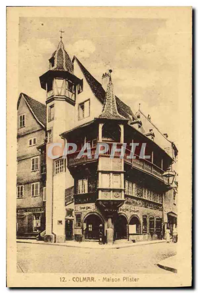 Colmar - Casa Pfister — editor C. Pfeiffer, n° 12 - Frente