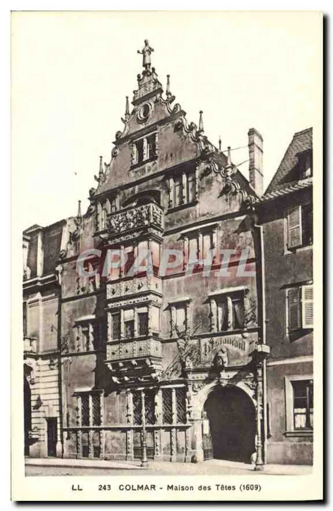 Colmar — Dom Głów (1609) — LL 243 — Wydawnictwo Wirtz & Cie - Awers