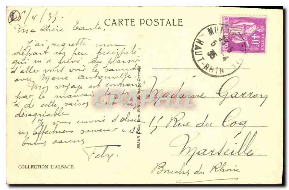 Mulhouse — Vista Geral — n°246 - Verso