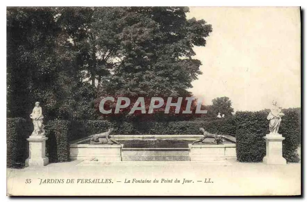 Jardins de Versailles — Die Fontaine du Point du Jour — LL. — n°35 - Vorderseite
