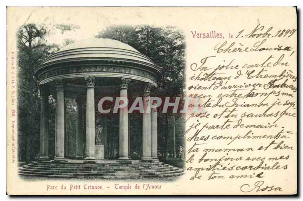 Parc du Petit Trianon - Temple de l'Amour — Verleger D.V. N. phot. n° 122 - Vorderseite