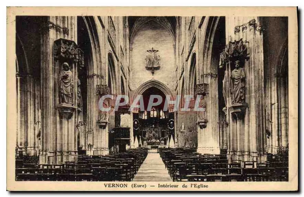 Vernon (Eure) — Interior da Igreja - Frente