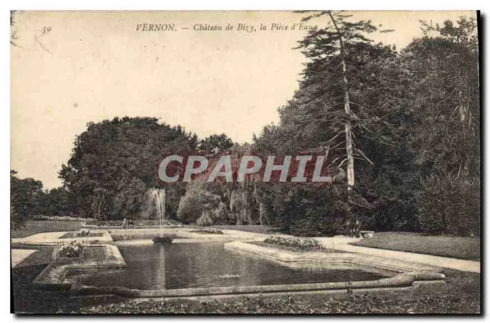 Vernon — Château de Bircy, die Wasserstelle — Verlag VERNON, Nr. 50 - Vorderseite