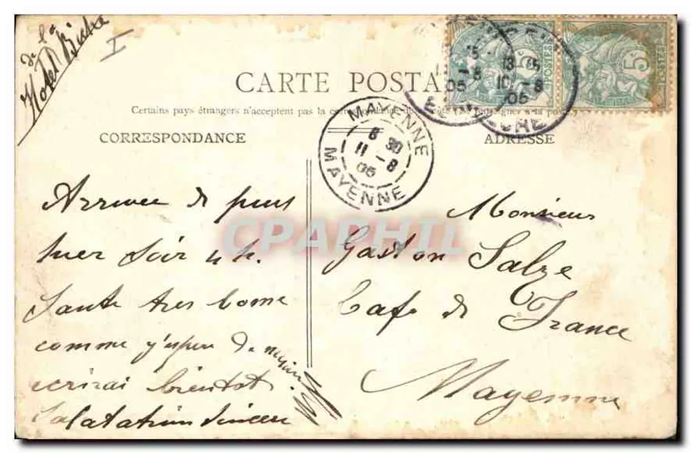 Évreux — Avenida dos Suspiros — n°36 - Verso